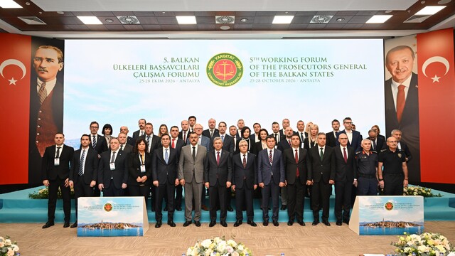 5. Balkan ülkeleri başsavcıları forumu Antalya'da başladı