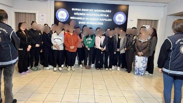 Bursa'da kaçak masör operasyonu: 26 kadın sınır dışı edilecek