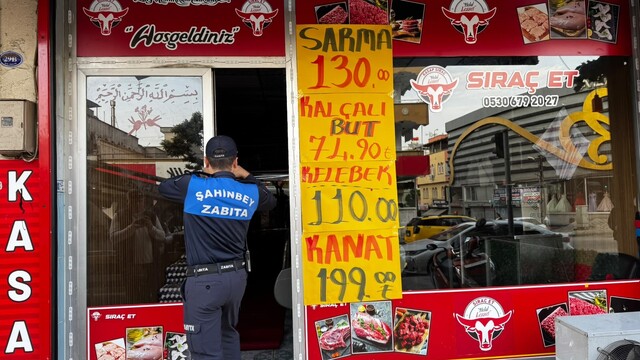 Şahinbey'de son kullanma tarihi geçmiş ciğer satan iş yerine 3 gün kapatma