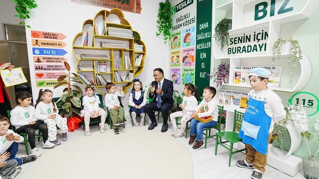 İzmir'de anaokuluna Yeşilay köşesi