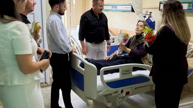 Türkeli'de hastaları gülümseten ziyaret