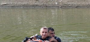 Bursa itfaiyesinden insansız cankurtaran aracı tatbikatı