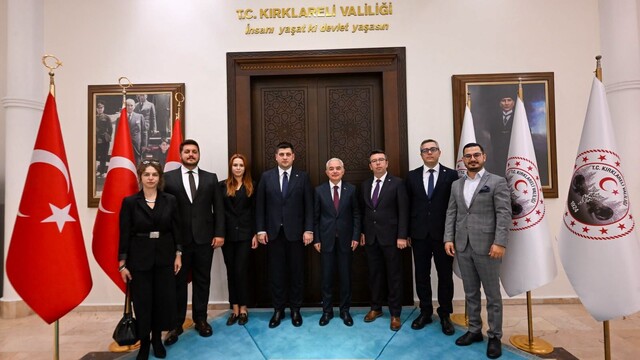 Kırklareli Baro Başkanı Neşetoğlu'ndan Vali Turan'a ziyaret