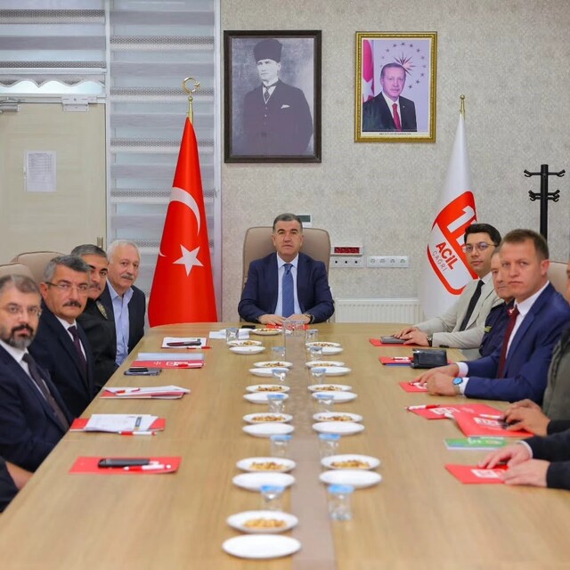 Bayburt'ta 112 Acil Çağrı Merkezi Koordinasyon Toplantısı yapıldı