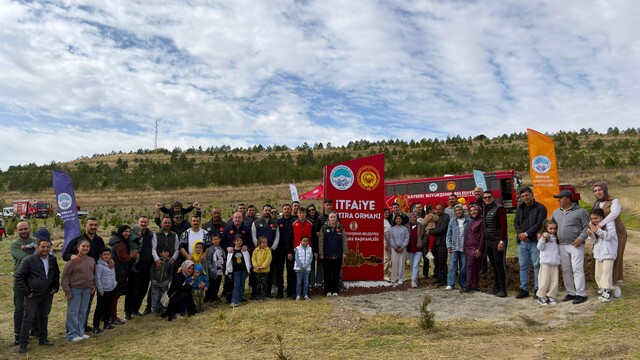 Kayseri İtfaiyesi'nin 100. yılına özel anlamlı etkinlik: 500 fidanlık hatıra ormanı