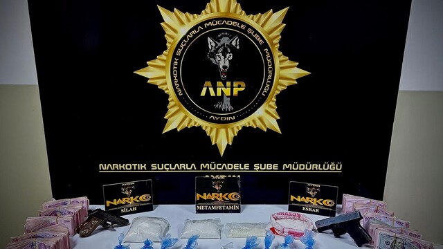Germencik'te bin 137 gram uyuşturucu madde ele geçirildi