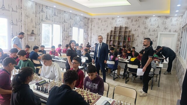 Sason'da Cumhuriyet Bayramı satranç turnuvası tamamlandı
