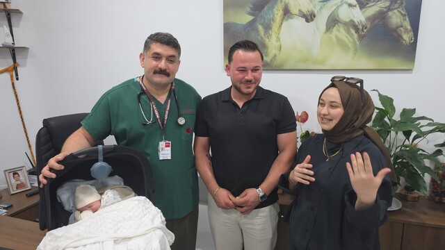 Acil serviste başlayan hikaye, bebeğin ismiyle taçlandı