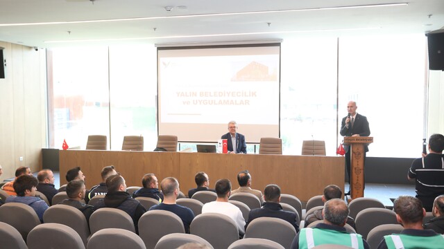 İnegöl Belediyesi'nden personele 2. yalın temelleri eğitimi
