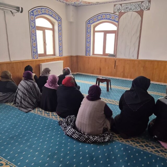 Aydıntepe'de kadınlara yönelik cami sohbetleri başlatıldı