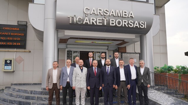 ÇTB Başkanı Yılmaz: "Ortak hedefimiz Çarşamba'nın üretim ve ticaret gücünü daha ileriye taşımak"