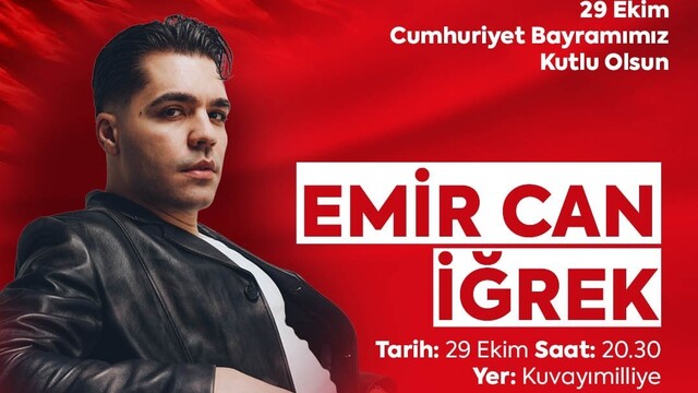 Balıkesir Büyükşehir'den 29 Ekim Cumhuriyet Bayramı'na coşkulu kutlama
Cumhuriyet Bayramı coşkusu Emir Can İğrek Konseri ile taçlanacak