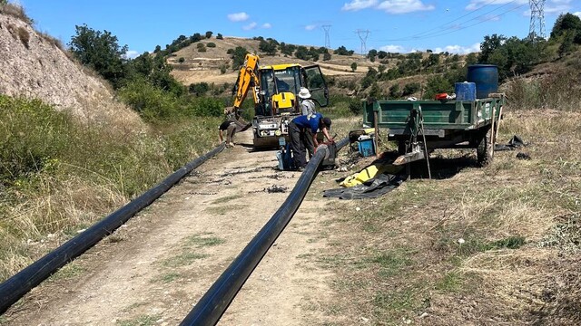 Taşova'ya bağlı köylerde içme suyu altyapıları yenileniyor