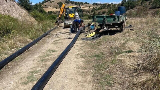 Uluköy'de içme suyu altyapısı yenilendi