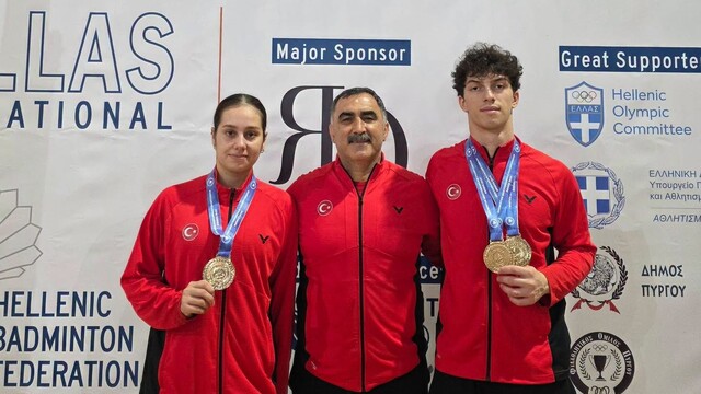 Erzincanlı badmintonculardan uluslararası şampiyonluk