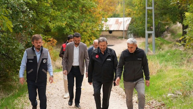 Darende'de asfalt çalışmaları için inceleme yapıldı