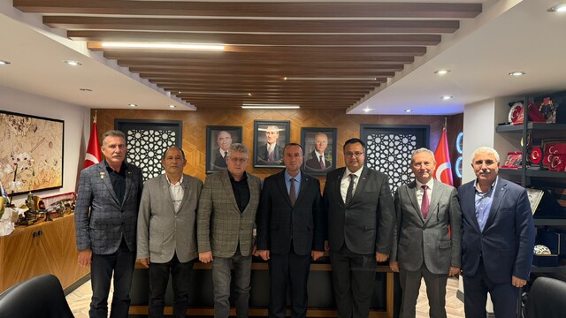 Şehit yakınları ve gazilerden MHP Bursa İl Başkanlığına ziyaret
