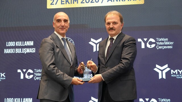 OMÜ'ye Türkiye Yeterlilikler Çerçevesi ödülü