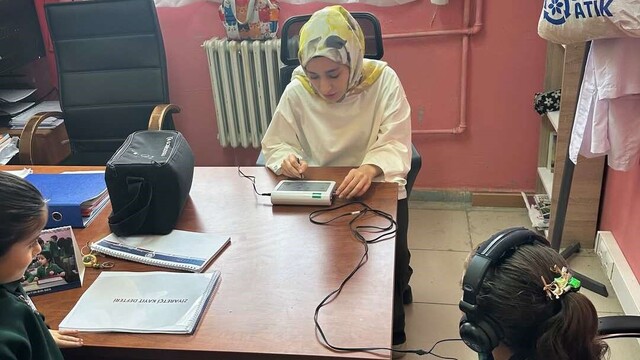 Şırnak'ta öğrencilerin işitme sağlığı için okullarda tarama başlatıldı