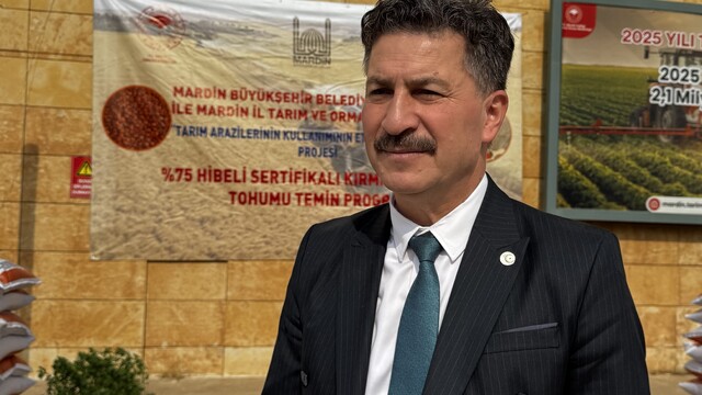 Mardin'de çiftçilere mercimek ve nohut tohumu desteği