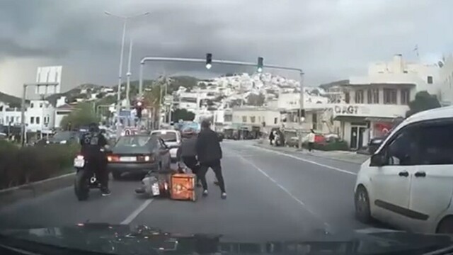Bodrum'da trafikte kuryeye saldıran 2 kişiye 360 bin lira ceza