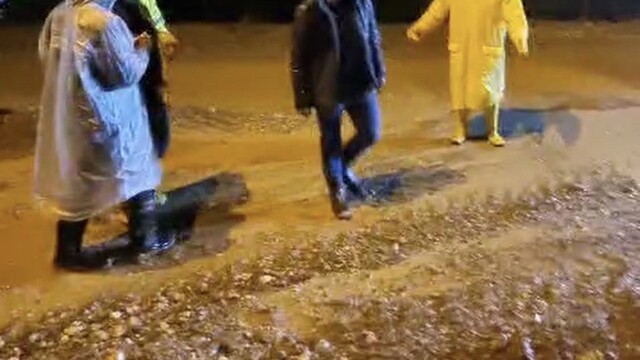 Tut'ta şiddetli yağış sele neden oldu