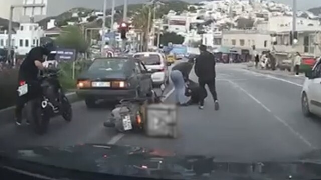 Bodrum'da kuryeyi yol ortasında darbettiler, 360 bin TL ceza yediler