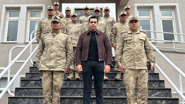 Kemah Kaymakamı Tutay'dan Alp Jandarma Karakolu'na ziyaret