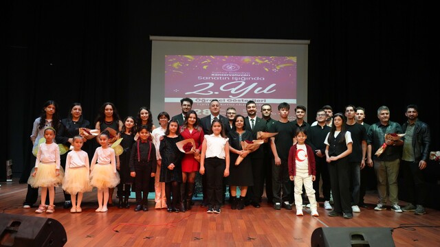 Turhal Belediyesi Konservatuvarı ikinci yılını konserle kutladı