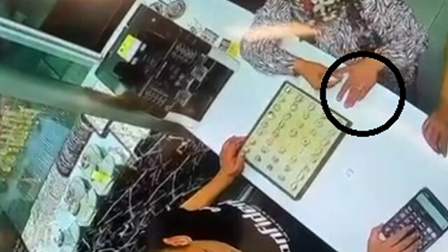 100 bin TL'lik vurgun için 200 kilometre yol kat eden suç makinelerinin kuyumcudan yüzük çaldıkları anlar kamerada