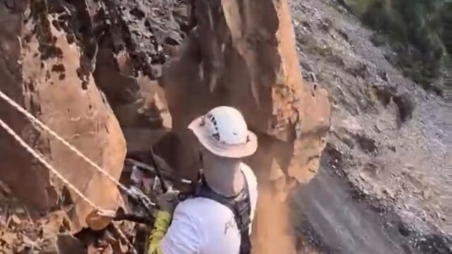 Şırnak'ta kaya düşürme operasyonu