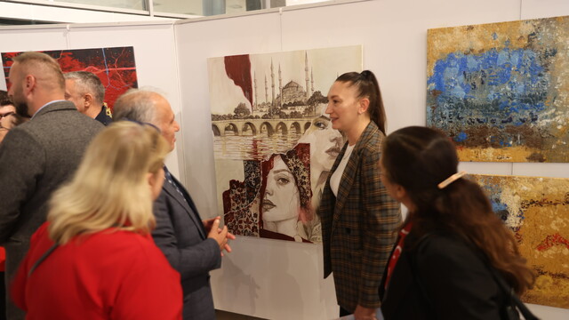 Edirne'de Uluslararası Balkan Ressamları Sanat Buluşması sergisi açıldı