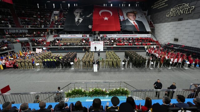 Gaziantep'te Cumhuriyet'in 103'üncü yılı coşkuyla kutlandı