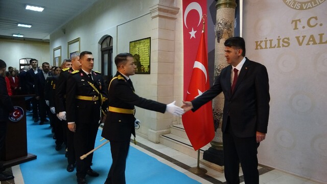 Kilis Valisi Kalaylı, Cumhuriyet Bayramı tebriklerini kabul etti
