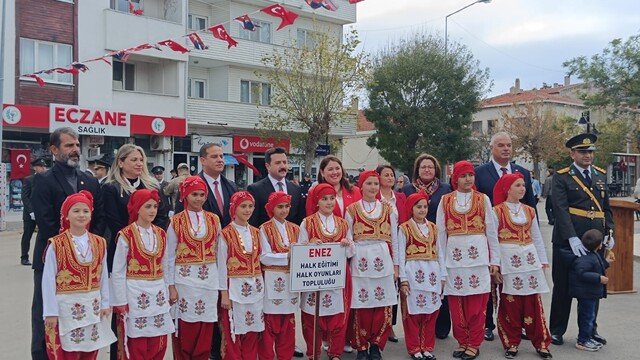 Edirne'de Cumhuriyet'in 103. yılı kutlanıyor