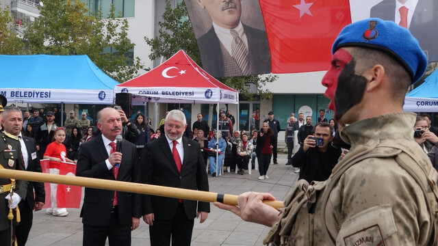 Çorum'da Cumhuriyet Bayramı coşkusu