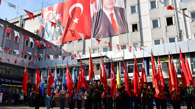 Terme'de Cumhuriyet'in 103. yıl dönümü kutlandı