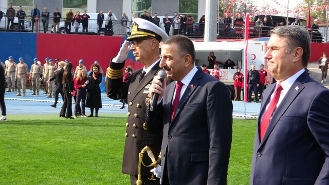 Zonguldak'ta Cumhuriyet'in 103. yılı törenlerle kutlandı