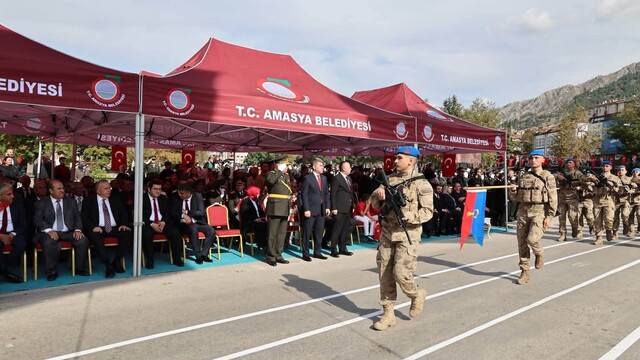 Amasya'da 29 Ekim Cumhuriyet Bayramı coşkuyla kutlandı