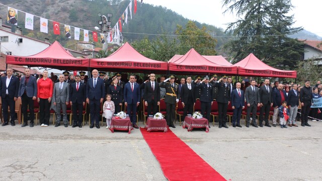 Mudurnu'da 29 Ekim Cumhuriyet Bayramı coşkuyla kutlandı