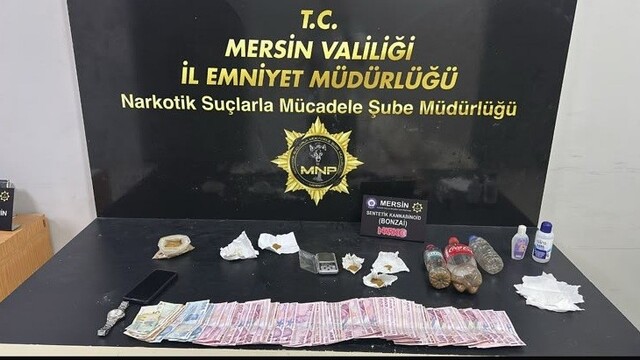 Mersin'de uyuşturucu operasyonu: 2 tutuklama
