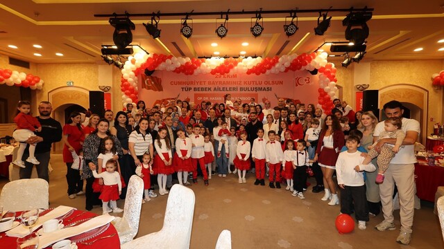 Trabzon'da tüp bebek ailelerinin Cumhuriyet Bayramı buluşması
