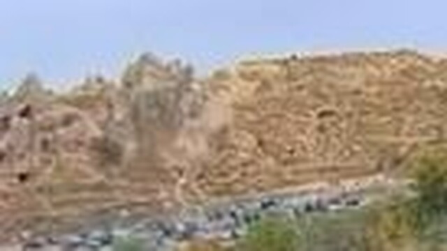 Kapadokya'da peribacasından kopan kayalar düştü; 3 ölü, 5 yaralı (7)