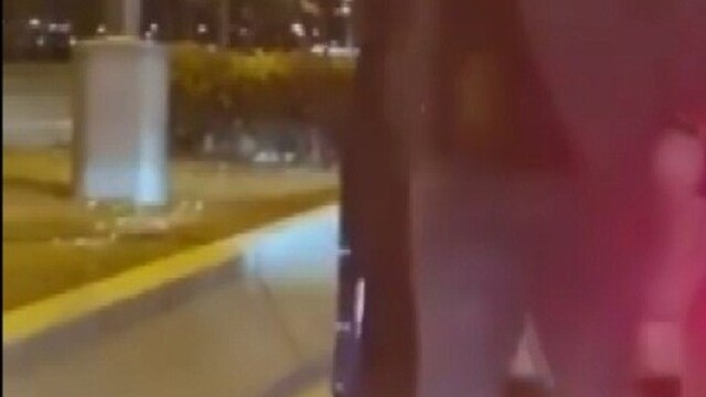 Yol kesen trafik magandaları otomobilde bebek olmasına rağmen tehditlere devam etti