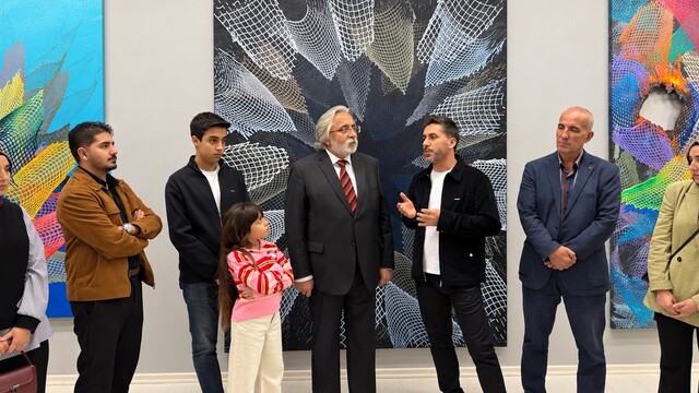 SANKO sanat galerisinde "Sonsuzluk Ağları" temalı resim sergisi
Ressam Ali İrgin: "Ağlar, bilinçaltımdaki bir uğraşın bilinçli bir sanatsal ifadeye dönüşmesinin güzel bir örneği oldu"