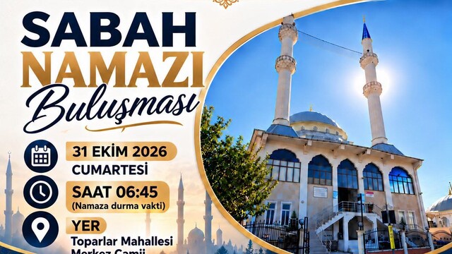Köyceğiz'de sabah namazı buluşmaları Toparlar Merkez Camii'nde başlıyor