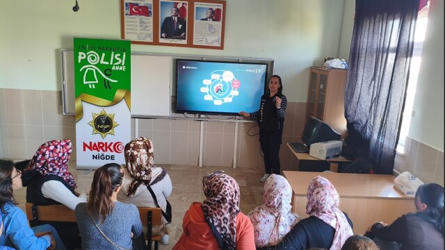 Niğde'de uyuşturucu kullanımını önlemeye yönelik bilgilendirme yapıldı