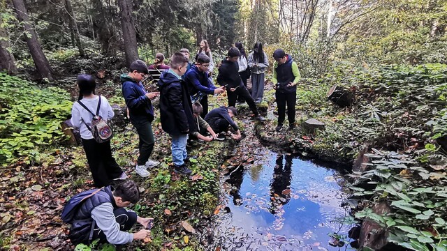 Giresun'da lise öğrencileri Kuzalan Tabiat Parkı'nı gezdi