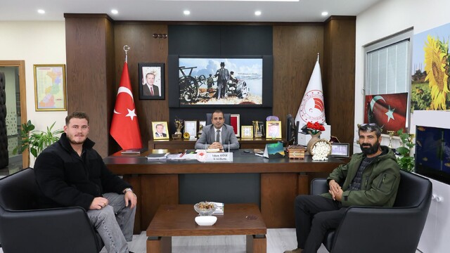 Keşanlı genç üreticilerden İl Tarım ve Orman Müdürlüğüne ziyaret
