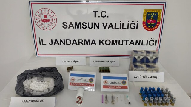 Samsun'da 1 kilo 99 gram bonzai ham maddesi ele geçirildi